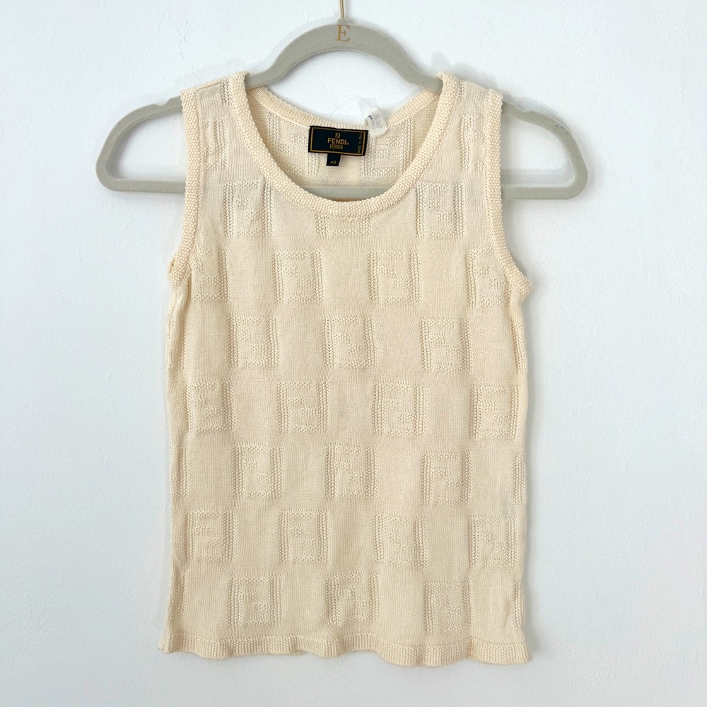 Fendi Logo Top Vintage Size 40 (Small to Medium)